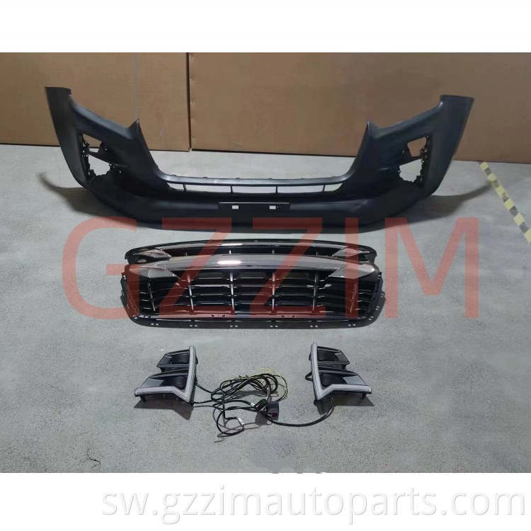 4x4 gari auto sehemu plastiki mbele bumper kwa dmax 2022